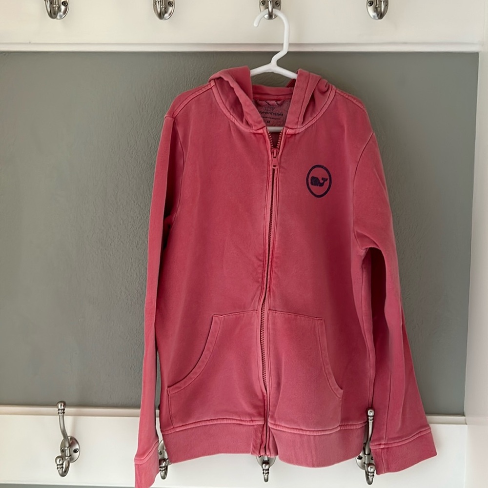 Vineyard Vines Kids zip up sweatshirt Size Medium Gray